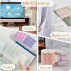 BAYTORY 700 Sheets Transparent Sticky Notes, Self-Adhesive Translucent Writable - Image 7