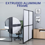 VIVO Modular Wall System, 2 PET Panels, Modern Professional Office Cubicle - Image 6