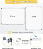 AMUSIGHT Double-Sided Magnetic Whiteboard - Image 2