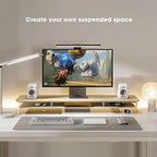 Fenge Acrylic Monitor Stand Riser, 42.5 Inches Dual Monitor Stand - Image 4