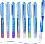 EYEYE Disposable Fountain Pens for Writing, Medium Point Stainless Steel Nib by eyeye