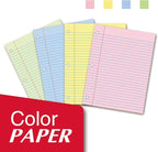 Kaisa Filler Paper Colored loose Leaf Paper, Wide Ruled 8x10.5in Colored Paper - Image 6