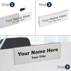 50-Pack 8.5" x 2" Acrylic Name Plate - Image 2