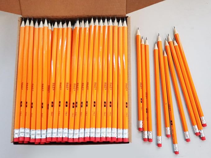 S & E TEACHER'S EDITION Woodcased #2 Pencils, Pre-sharpened, 2 HB Lead Bulk Box - Image 5