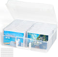 Lifewit 4x6 Photo Storage Box, Plastic Craft Storage Box by Lifewit