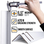 36" x 2" x 2" Reinforced Cardboard Edge Protectors, Pack of 48 | 0.12" Thick Medium-Duty Cardboard Corner Protectors for Shipping – American Quality V-Board Pallet Edge Protectors