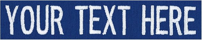 Custom Uniform Name Tapes Solid Colors. Made in The U.S.A. Ships Under 24 by NORTHERNSAFARI