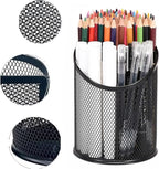 MINDEPOT 2 Pack Mesh Pencil Holder Pen Cup - Image 2