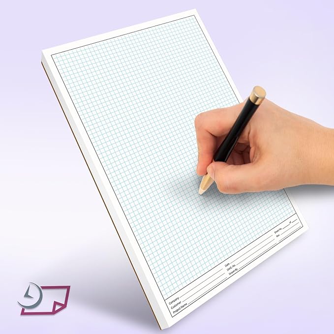 11x17" Graph Paper Pad, for Blueprint Drawings, Engineering & Planning - Image 3