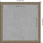 Amanti Art Silver Framed Magnetic Board 22x22 Medium Vision Board - Image 4