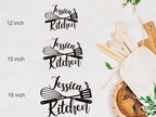 Custom Kitchen Name Sign, Personalized Metal Kitchen Sign, Housewarming Cooking - Image 6