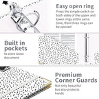 Lateefah 3 Ring Binder, 1 Inch Binder Organizer - Image 2