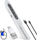 Air Mouse Clicker for Presentation Rechargeable Presenter Clicker Remote for by HEYLACOOLX