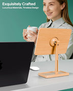 YEOUX Premium Desktop Glass Mirror, Dry Erase Board & Magnetic Phone Stand - Image 8