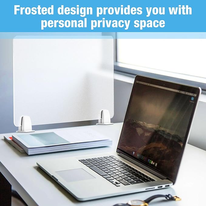 Desk Divider 4 Pcs Desk Privacy Panel 23.6''L x 15.8W'' Office Partitions - Image 3