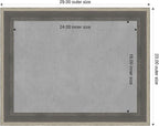 Amanti Art Grey Framed Magnetic Board 23x29 Medium Vision Board - Image 2