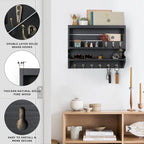 Mutsault Key Holder for Wall, Mail Organizer Wall Mounted - Image 6