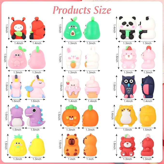30 PCS Cute Pencil Sharpener for Kids Handheld Pencil Sharpener Bulk Kawaii - Image 2