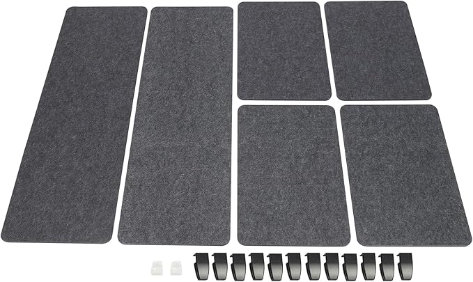 ReFocus Raw Clamp-On Acoustic Desk Divider Mounted Privacy Panel Set – Reduce - Image 9