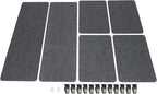ReFocus Raw Clamp-On Acoustic Desk Divider Mounted Privacy Panel Set – Reduce - Image 9