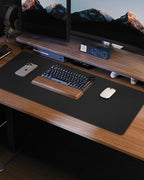Leather Desk Pad Protector, Mouse Pad, Office Desk Mat, Non-Slip PU Leather - Image 6
