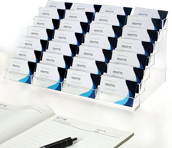 Vevitts Acrylic Business Card Holder by Vevitts