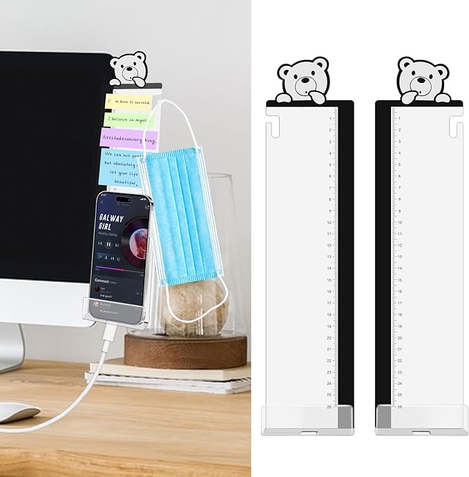 Office Desk Accessories 2pcs Monitor Memo Board Computer Message Board - Image 5
