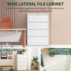 4 Drawer Lateral File Cabinet - Image 4