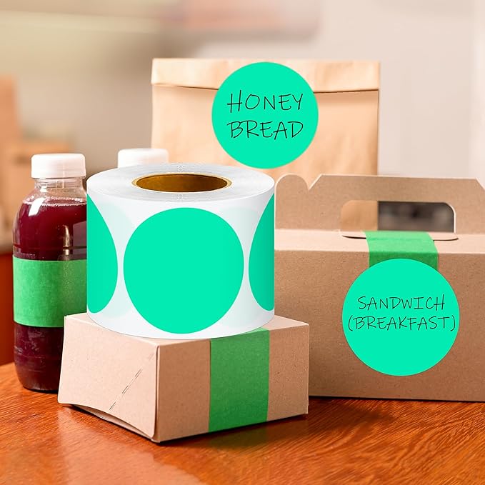 3 Inch Round Color Coding Labels - Image 6