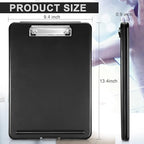 Epakh 18 Pcs Clipboard with Storage Bulks Plastic Storage Foldable Nursing - Image 2