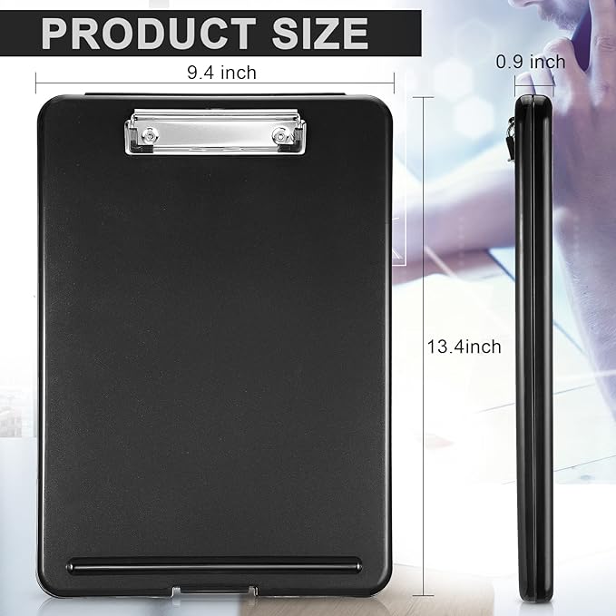Epakh 18 Pcs Clipboard with Storage Bulks Plastic Storage Foldable Nursing - Image 2