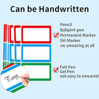 Removable Colored Labels Stickers, 3X5 Inch Removable Large Label Stickers - Image 3