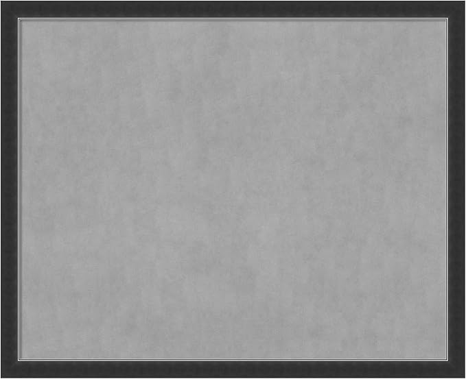 Amanti Art Black Framed Magnetic Board 35x43 X-Large Vision Board by AmantiArt
