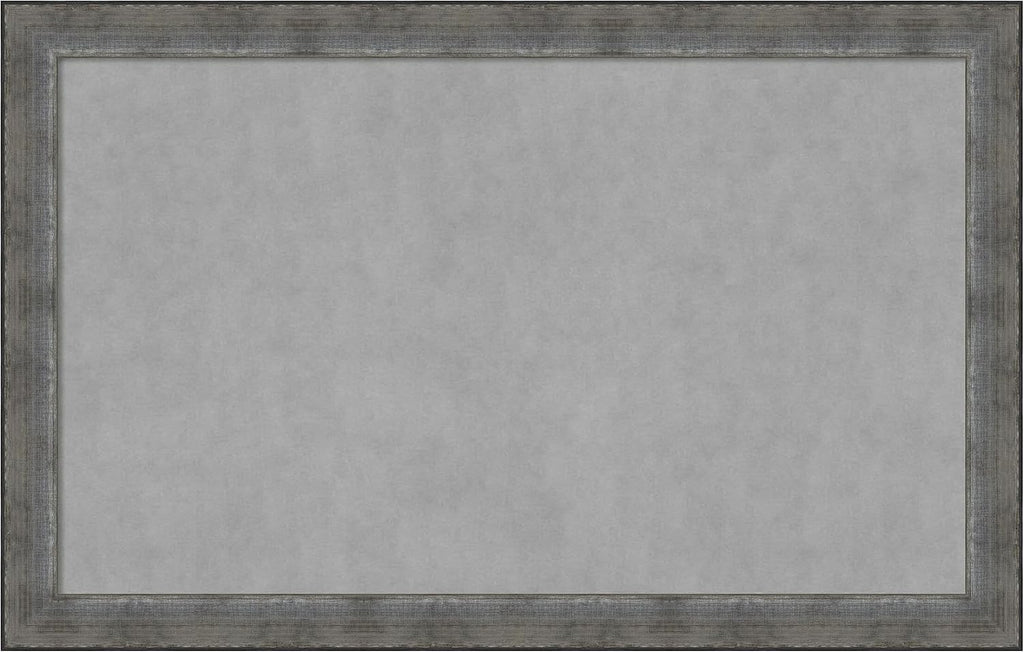 Amanti Art Silver Framed Magnetic Board 28x44 Large Vision Board