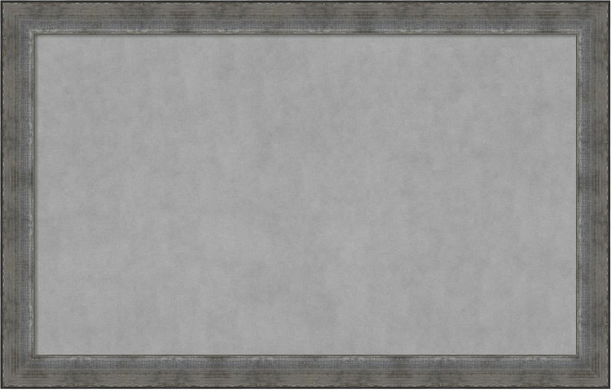 Amanti Art Silver Framed Magnetic Board 28x44 Large Vision Board