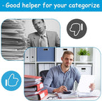 Binder Dividers for 3 Ring Binder, 1/5 Cut Tabs, Letter Size, Blank Write On - Image 5