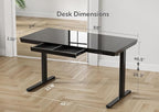Claiks Glass Standing Desk - Image 3