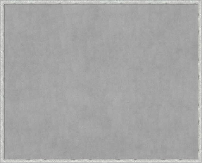 Amanti Art Silver Framed Magnetic Board 33x41 X-Large Vision Board by AmantiArt