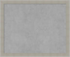 Amanti Art Grey Framed Magnetic Board 18x22 Small Vision Board by AmantiArt