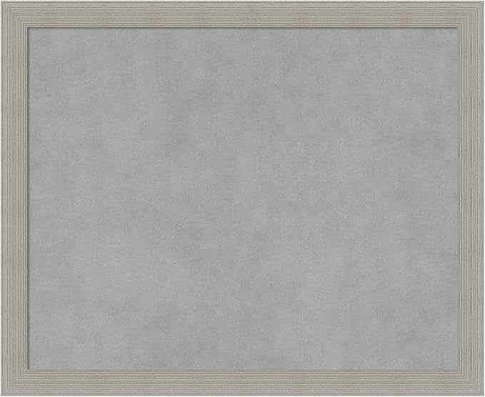 Amanti Art Grey Framed Magnetic Board 18x22 Small Vision Board by AmantiArt