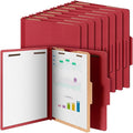Skyygemm 24 Pcs Classification Folders Letter Size, 1 Divider Pressboard File by Skyygemm