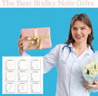 Lovarywow Vital Signs Sticky Notes Gifts, 9 Pack Vitals Notepad 3x3 Inch - Image 6