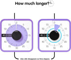 TWENTY5 SEVEN Countdown Timer 7.5 inch; 60 Minute 1 Hour Visual Timer – - Image 5