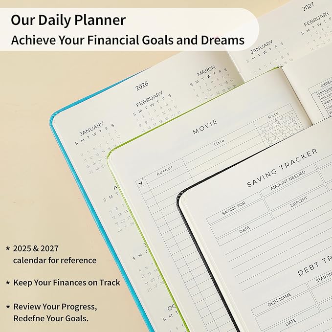 Crein Lynh 2025-2027 Premium Planner, Weekly & Monthly Calendar Planner - Image 4