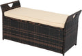 vingli 40 gallon rattan deck box with cushion, main product view