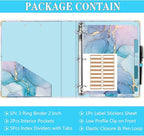 Lateefah 3 Ring Binder, 2 Inch Binder Organizer - Image 6
