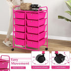 GOFLAME 10-Drawer Rolling Storage Cart, Art Craft Storage Organizer on Wheels - Image 5