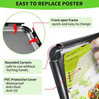 INNOVSIGN Adjustable Pedestal Sign Holder Stand 11x17Inch, Floor Standing - Image 3