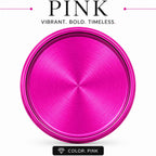 Hidden Gem Aluminum Alloy Discbound Discs - 7 Colors, 2 Sizes - for Circa, Arc, TUL Systems (Pink, 1.5-inch) | For Circa, Arc, or TUL Systems - Create a Notebook with up to 200 Sheets and a Durable Metal Binding