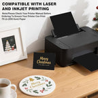 Cardstock 8.5 X 11, 80 Sheets Black Card Stock, 75lb/ 200gsm Copy Paper - Image 4
